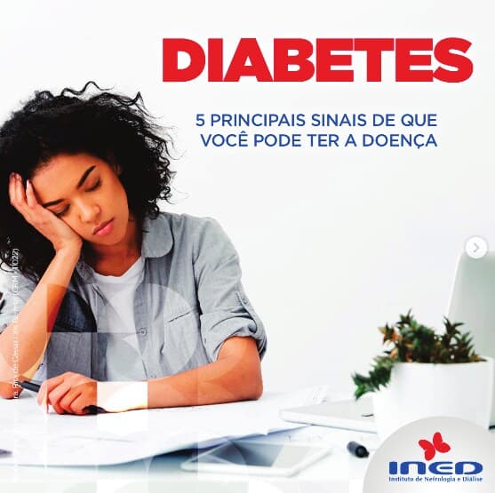 Post de social do INED sobre hidratação no calor